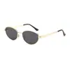 2026 Nuevas Gafas de Sol Pequeñas de Forma Ovalada para Rostros Cuadrados y Redondos, Gafas de Moda Retro, Protección Solar Metálica, Gafas de Sol Estilo Lujo Ligero