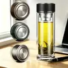 Copos de Presente Impressos Personalizados de Fábrica, Copos Publicitários, Copos de Vidro de Camada Dupla, Copos de Água de Vidro Borossilicato Alto, Copos de Chá, Copos com Logo Personalizado