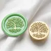 Carimbo de Selo de Cera Vintage Diretamente da Fábrica, Carimbo de Selo de Cera Árvore da Vida, Cabeça de Carimbo de Cobre com Tema de Planta da Floresta para Diário e Selagem de Convites
