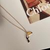 Nuevo diseño de nicho, cadena de clavícula de nicho simple, Peco Peco Net Celebrant, collar de niña del mismo estilo, cadena de clavícula B696