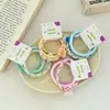 Diadema de Goma de Colores para Niños, Para Cabello de Bebé sin Pelo, Goma Elástica Alta para el Cabello, Cuerda para Cola de Caballo Alta de Niña, Banda de Cuero Duradera
