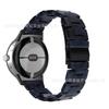 Aplicable a google nuevo reloj pixel google 1/2 correa de resina de tres cuentas correa de reloj acrílica acero inoxidable