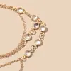 Moda Europeia e Americana Pulseira Simples Anel Cristal Luxo Luva Pulseira Venda Quente Transfronteiriça Joias