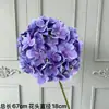 Combinación de Rosa Púrpura Oscuro y Hortensia Flores Artificiales Flores de Boda Decoración de Boda Arreglo Floral Arreglo de Flores Materiales DIY