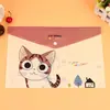 Fabricante de Bolsa de Arquivo Snap-on para Gatinhos Fofos em Diferentes Cores Bolsa de Arquivo PP Bolsa de Informações Pode Ser Impressa com Logotipo