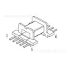 Transformador de Alta Frequência Efd15 Esqueleto Pinos Paralelos Horizontais 5+5 Pinos-1501-1