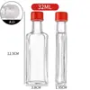 Aceite de cártamo frasco de vidrio botella de aceite medicinal boca grande y pequeña botella de aceite esencial botella de aceite activo botella de aceite esencial para moretones y daños botella sellada