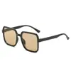 Nuevas gafas de sol de moda marinas para exteriores con protección solar ultravioleta, gafas de sol con cadena transfronteriza europea y americana, montura grande