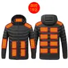 Chaqueta calefactora inteligente de invierno con calefacción eléctrica, chaqueta calefactora de algodón con temperatura constante y acolchado USB, para hombres y mujeres.
