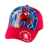 Chapéu infantil de menino do Homem-Aranha primavera e outono verão proteção solar tela boné de beisebol proteção solar Estudante Jovem boné aba