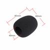 Suministros del Fabricante Cubierta de Esponja para Micrófono de Condensador, Bola de Esponja Negra, Filtro Anti-Pop para Micrófono, Cubierta para Micrófono de Grabación