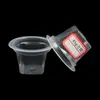 Oferta especial tubo cuadrado 45g taza de plástico desechable personalizada taza de gelatina pp transparente venta al por mayor de fábrica para Fujian