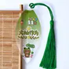 Marcadores de Página Criativos com Veios de Folha, Fofos e Inspiradores, Material Escolar, Presentes de Folha DIY para Amigos, Livros de Estudantes
