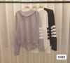 Verão fino puro menina gostosa com capuz proteção solar blusa de tricô design top manga longa casual irregular camiseta para mulheres