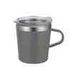 Taza Nueva de Acero Inoxidable 304 con Asa, Taza Mini Doble Pared para Coche, Taza de Café Portátil de Oficina para Negocios