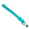 1.0 Collar de Color Ajustable Collar para Gato Collar para Perro Collar de Color Sólido Campana Colorida en Stock
