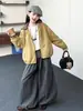 Chaqueta casual de otoño para niñas mayores, ropa nueva para niños, chaqueta con capucha y cierre de cremallera elegante para niñas