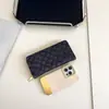 Bolsa de Mano de Negocios Larga con Cremallera de PU Multifuncional, Cartera Larga Estampada al por Mayor, Portatarjetas, Bolsa para Teléfono Móvil bags