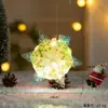 Decoração de Natal em estoque Luzes de bateria LED Árvore de Natal luzes de estrela luminosas Layout de janela de shopping para cross-border