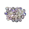 Ding Yi Leng Yue Zhen Punto Mágico Diamante Barroco Perlas de Forma Grande Perlas de Color Chapado ABS Accesorios para Pulsera Collar DIY