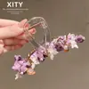 Serie Oceánica Pinza para el Pelo de Gran Tamaño para la Parte Trasera de la Cabeza con Gran Volumen de Cabello para Niñas Pinza de Garra Esencial de Gran Capacidad Accesorio para el Cabello Estilo Estrella de Mar