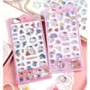 Auténticas Pegatinas en Relieve para Niños Sanrio Pegatinas Estéreo 3D Hello Kitty Pegatinas Transparentes en Relieve