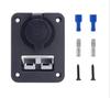 Combinação de plugues aplicável internacionalmente, conector de alta corrente de base TIPO C de 12 V para acendedor de cigarros, suporte USB