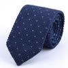 Fabricantes de corbatas de punto de 6 cm de Shaoxing Shengzhou, venta al por mayor, corbatas de negocios informales de poliéster de moda coreana, ropa formal para hombres
