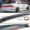 Spoiler de Teto Asa Visor de Ventilação Janela Traseira 98-02 Accord Janela Traseira