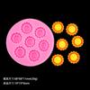 Zhongcheng DIY Margarida Girassol Girassol Folha de Alumínio Silicone para Bolo Silicone para Assar Vela Artesanal Decoração de Bolo