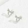 Aretes de Diseño Nicho Estilo Coreano Ins Distintivo Lazo Aretes Combinables Dulce Llorón Estilo Chica Picante Aretes Aretes