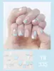 Pegatinas para uñas TE, sin cocción, de moda, finas, arte de uñas de cobertura completa listo para usar, pegatinas de uñas vestibles temu, Sudeste Asiático, Japón, Corea