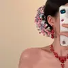 Mujer AmbiciosaHermosa para SiempreMismo Estilo que Liu Yifei Pasador Estrellado Accesorio para el Cabello Adorno para el Cabello de Vestido de Noche