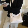 Bolso de hombro tejido casual estilo coreano, moderno y a la moda, bolso de axila de gran capacidad, bolso casual versátil vintage para el día a día