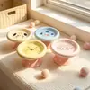 Tazones de mascota de dibujos animados al por mayor, tazones de cerámica para gatos, tazones elevados para gatos, tazones para perros, tazones de comida, tazones para latas de comida para gatos, recipientes para comida de mascotas