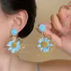 Estilo Vacaciones en la Playa~Aretes de Borla de Concha y Estrella de Mar, Diseño Retro de Nicho, Únicos, Dulces, Delicados y Hermosos Aretes