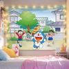 Anime Doraemon Dibujo Animado Lindo Estilo Sanador Tela Colgante Tela de Fondo para Fotos de Celebridades de Internet Cubre Cama para Dormitorio Tela Colgante