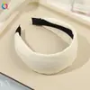Diadema Suave de Esponja con Ala Ancha para Mujer, Realza la Apariencia de la Cabeza, Adecuada para el Uso Diario, Hace que el Rostro Parezca Más Pequeño, Venta al por Mayor de Accesorios para el Cabello