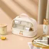 Nueva Moda Bolso Cosmético Impermeable de Doble Capa de PU Bolso de Tocador Portátil Bolsa de Almacenamiento de Gran Capacidad para Viaje en stock