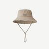 Chapéu de Pescador Verão Lavado Jeans Borda Grande Corda de Férias Proteção Solar Chapéu de Sol Masculino e Feminino Moda Coreana Primavera e Outono