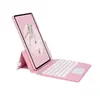 Novo Modelo Adequado para Capa de Teclado Bluetooth Magnético Touch para iPad Air 5 Teclado de Teclas Redondas Retro 10ª Geração Capa Protetora 12.9