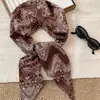 Colar Lenço de Seda com Contas Estilo Old Money Artístico Retrô Corrente de Suéter de Luxo de Nicho Ajustável Múltiplas Formas de Usar