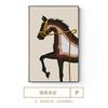 Pintura Decorativa Moderna de Lujo Ligero para Entrada Caballo Sala de Estar Pintura Colgante Pasillo de Casa Pasillo Pared Mural Moderno Enorme