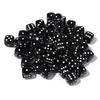 50 Peças/Saco Acrílico 8mm Colorido Transparente Cubos Dado Contas DIY Mahjong Contas Espaçadoras Pequenos Acessórios de Joias