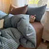 2026 Nuevo Juego de Cama Suave y Esponjoso de Algodón de Cuatro Piezas, Lindo y Fresco Estilo Artístico Juego de Cama para Estudiantes de Tres Piezas