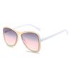 Gafas de Sol Nuevas de Marco Grande Transfronterizas, Gafas Aviador Retro Europeas y Americanas, Gafas Aviador Coloridas Personalizadas al por Mayor