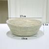 Tampa de Panela Tecida em Palha Doméstica, Cesta para Cozinhar no Vapor para Cozinhar Pães, Armazenamento de Chapéu de Palha, Cesta de Armazenamento Tecida à Mão em Palha de Rattan, Essencial para Cozinha