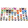Cabeza de Flor de Mariposa de Goma Suave de Plástico, Decoración del Hogar con Flores Artificiales, Arreglo de Boda, Adornos al por Mayor, Decoración de Mesa para Exteriores