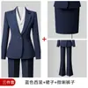 Conjunto de Traje para Mujer con Chaqueta de Manga Larga, Camisa, Pantalones y Falda Conjunto de Cuatro Piezas para Primavera, Otoño e Invierno Ropa Profesional Transfronteriza Conjunto de Traje para Mujer