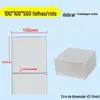 Papel Térmico Tripla Prova Etiqueta Autoadesiva Formulário de Entrega Expressa 100X150 Papel para Impressão de Código de Barras 60X40Mm Etiqueta Adesiva